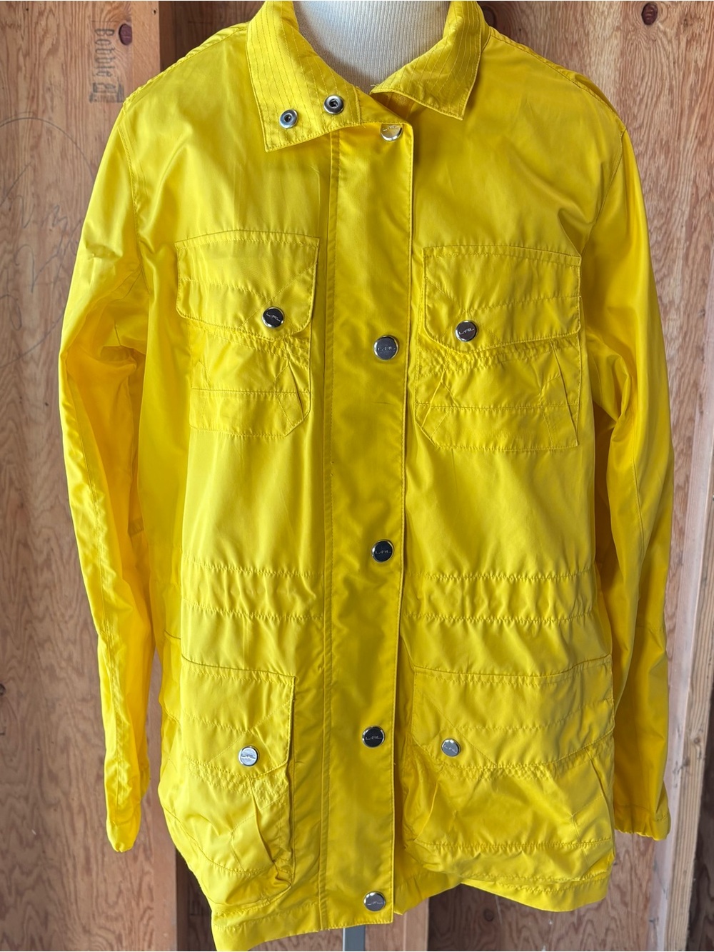 Lauren Ralph Lauren Yellow Lightweight Women's Utility Jacket Size XL